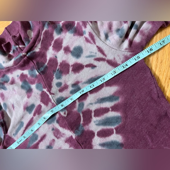 GUC We the Free ~ Free People Long Sleeve Psychodelic Mock Neck Top - Picture 8 of 9